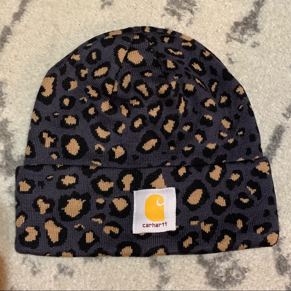 Carhartt Accessories - New! Black leopard print toboggan!